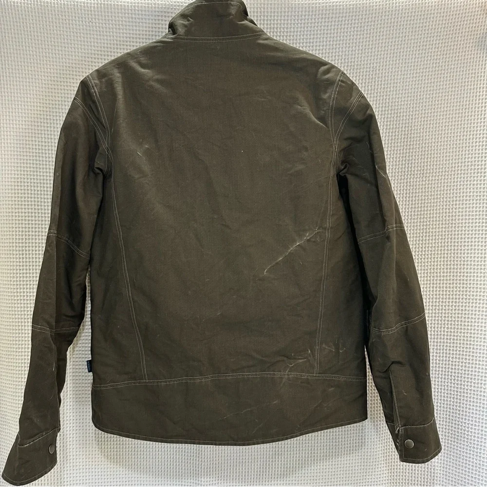 Kuhl Men’s Small Burr Jacket Vintage Patina Dye Gray Full Zip Fleece Lined